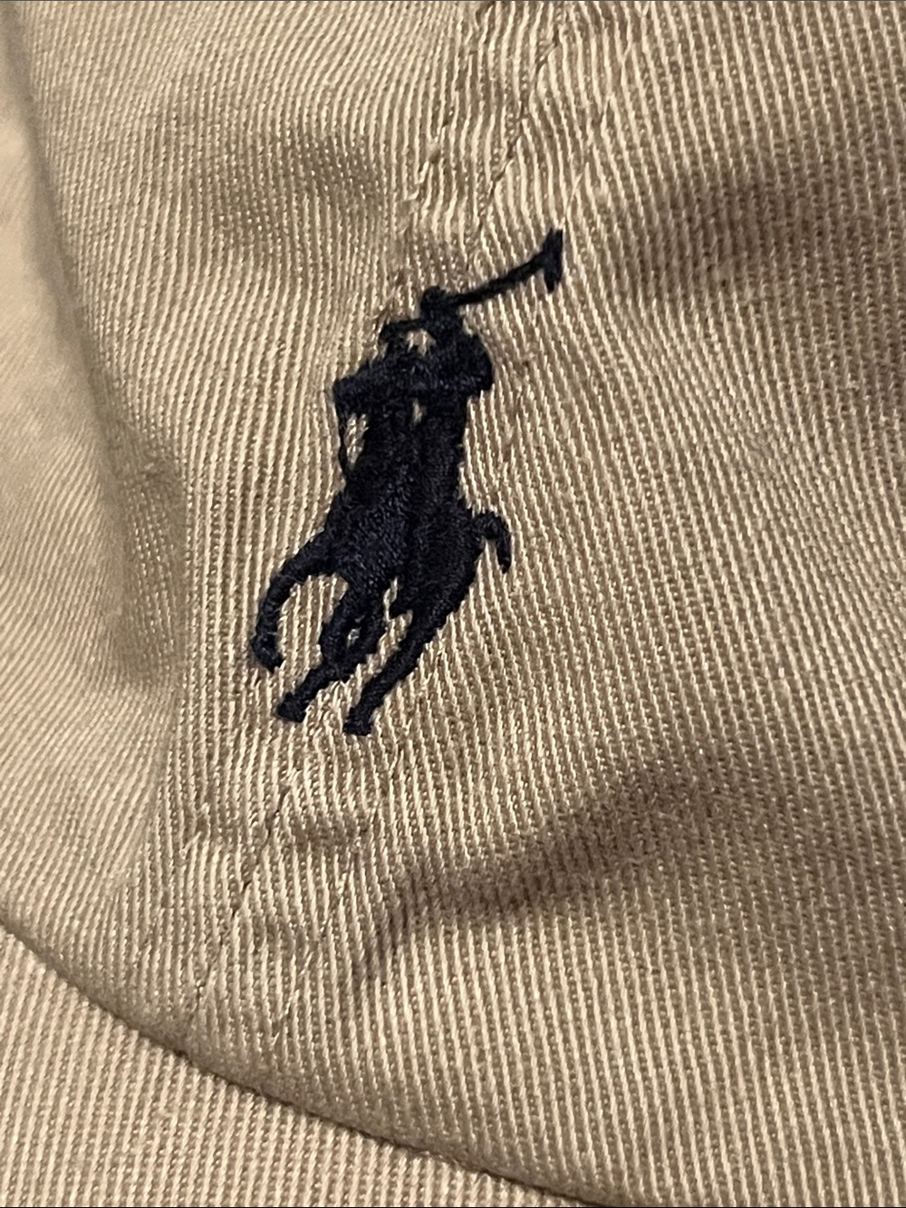 Polo Ralph Lauren Beige Men's Classic Chino Baseball Hat - Picture 6 of 12